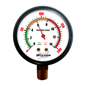 MANÓMETRO DE METAL (60 MM) 13C 200PSI - (20839)
